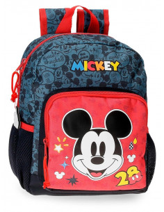 MOCHILA ADAP. 28CM. MICKEY GET MOVING